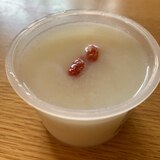 ゼラチンで、杏仁豆腐